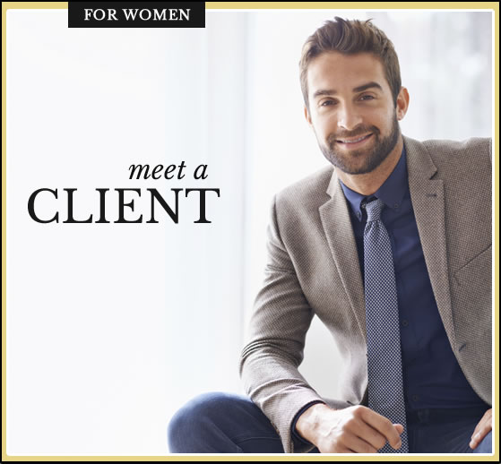 women meet a client
